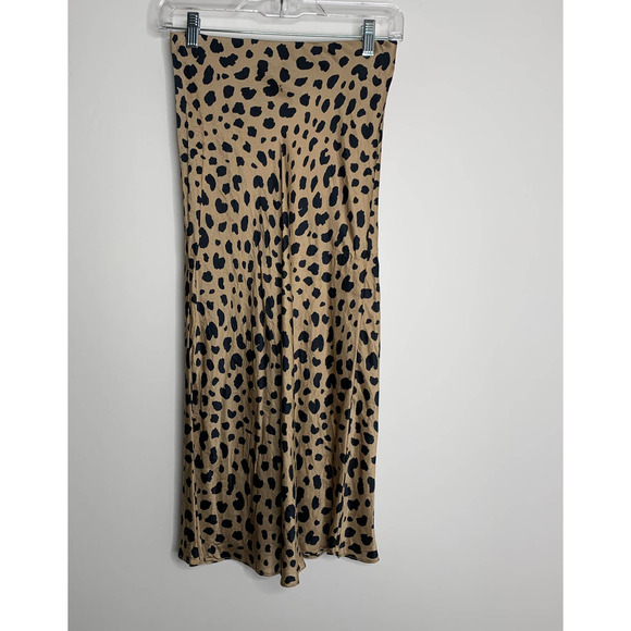 Realisation The Naomi Wild Things Skirt in Tan and Black Small Leopard Womens XS - Picture 3 of 12